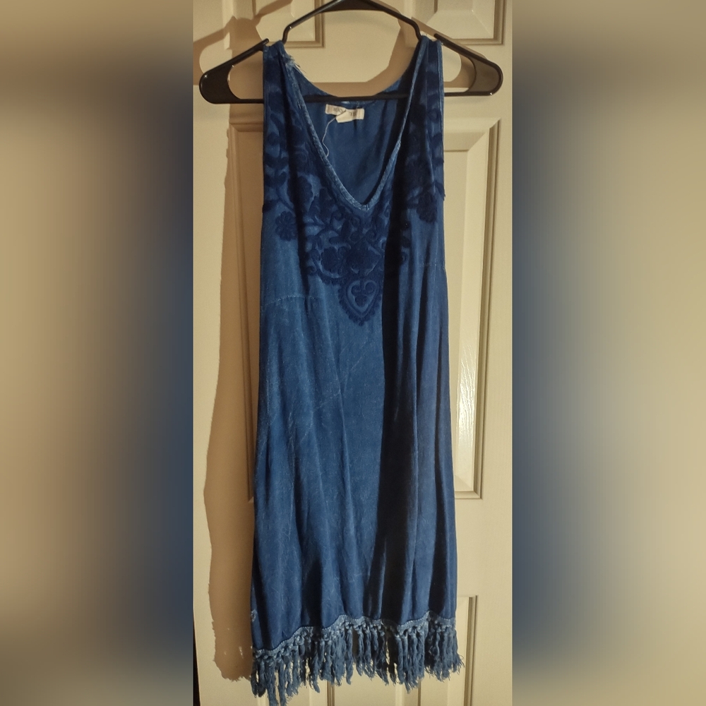Blue dress